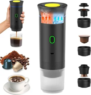 Koffiezetapparaat espressomachine zwart