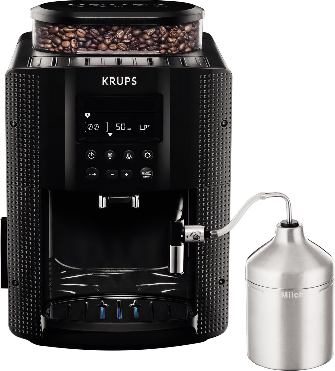 De Krups Arabica Automatic EA8160 Espressomachine in één oogopslag