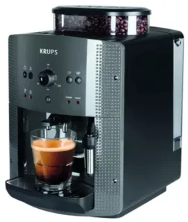 Krups Arabica EA810B Volautomatische Espressomachine Zwart/Grijs