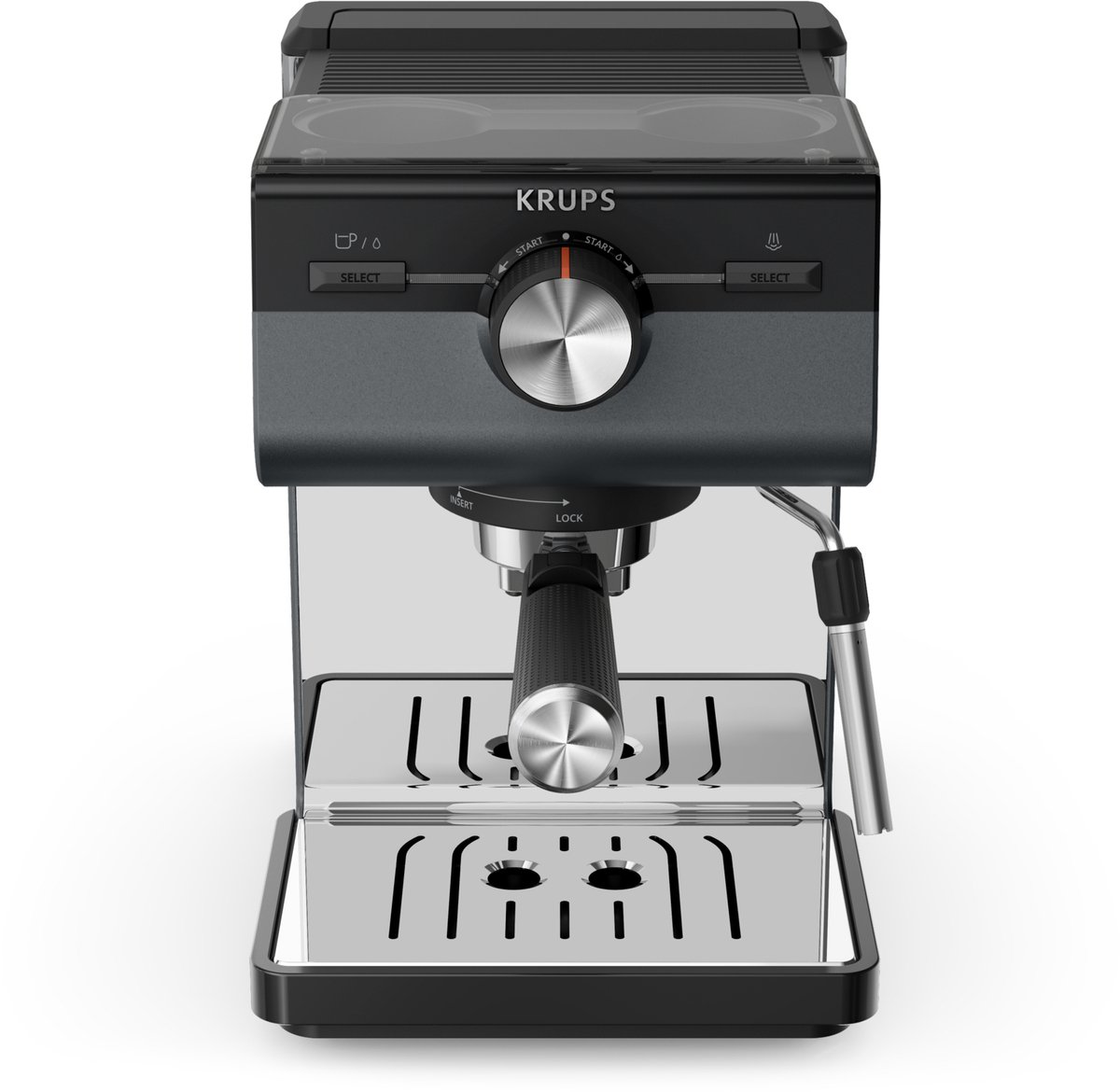 De Krups Authentic+ C40 XP384G Piston Espressomachine in één oogopslag