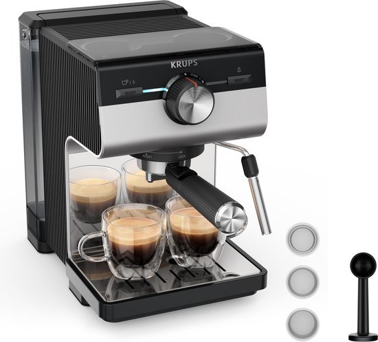 Krups Authentic+ XP384E10 — Echte espresso zonder poespas