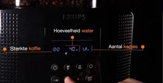 Krups EA8150 Volautomatische espressomachine Zwart