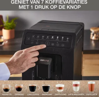 Krups EA897B Evidence ECO-Design espressomachine zwart