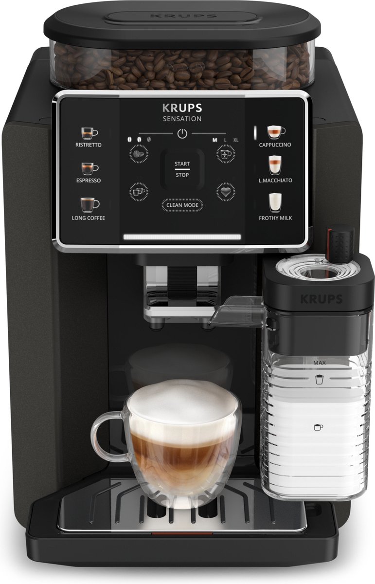 De Krups EA9129 Sensation Milk espressomachine in één oogopslag