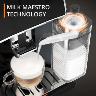 KRUPS EA912B Sensation Milk M90 espressomachine zwart