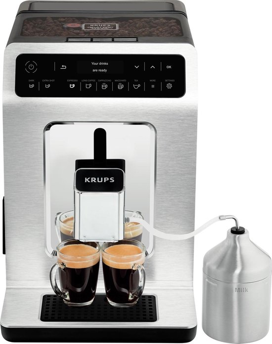 Krups Evidence EA891C — veelzijdige one-touch koffie met professioneel streven