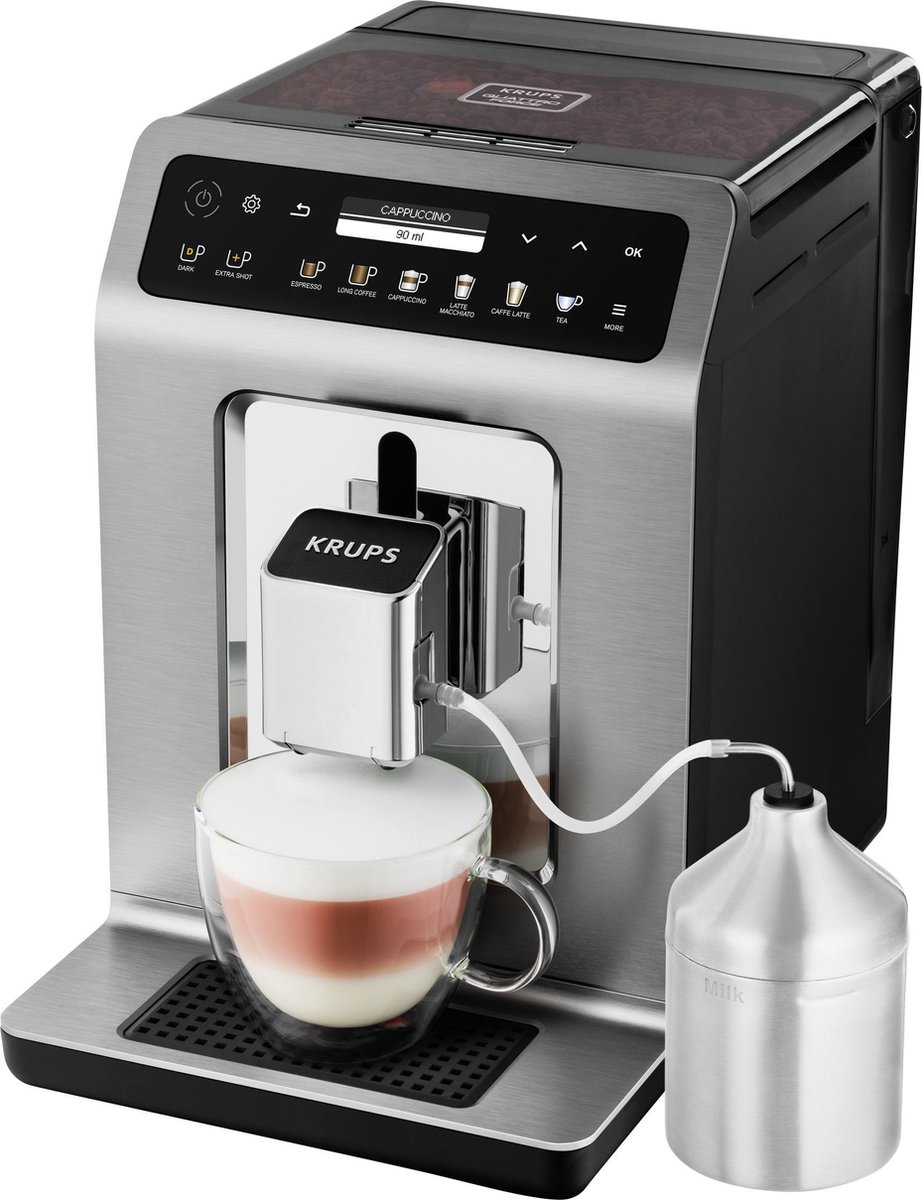 Wat vinden we goed aan de Krups Evidence+ EA894T Espressomachine