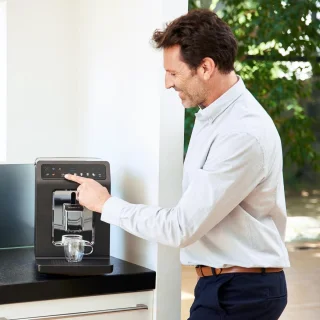 Krups Evidence One EA895E Espressomachine Grijs