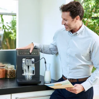 Krups Evidence One EA895E Espressomachine Grijs