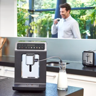 Krups Evidence One EA895E Espressomachine Grijs