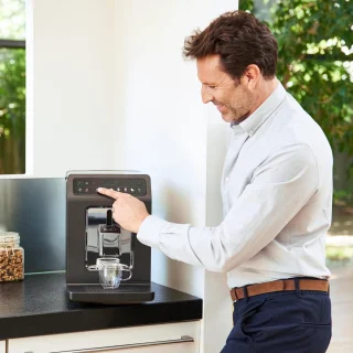Krups Evidence One EA895E Espressomachine Grijs