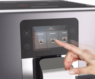 Krups Intuition Preference+ EA875E espressomachine Chrome