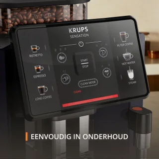 Krups Sensation C50 EA910B Volautomatische espressomachine Nachtzwart