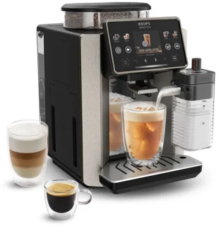 Krups Sensation Elite Milk EA917E - volautomatische espressomachine - zilver
