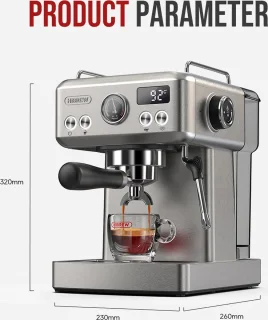 KTN® Barista Express Espressomachine RVS