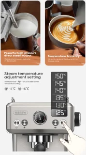 KTN® Barista Express Espressomachine RVS