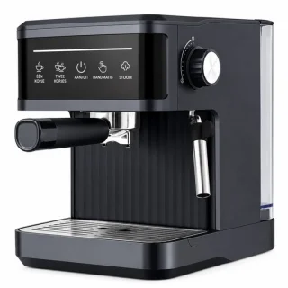 Kymmi espressomachine - pistonmachine - zwart