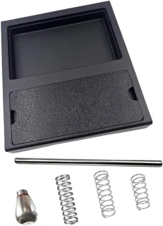 Lage lekbak - espresso accessoires - zwart