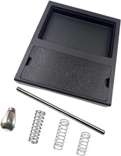 Lage lekbak espresso upgrade 2-delige set zwart