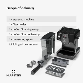 Libeica espressomachine RVS Touch 19 bar