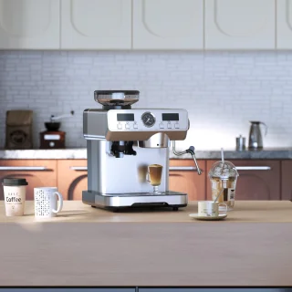 Lopoleis Barista Piston Espressomachine RVS