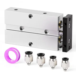 Luchtcilinder dubbelwerkend 16 x 50 mm aluminium