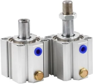 Luchtcilinder veerpers dubbelwerkend 32 mm boring metaal