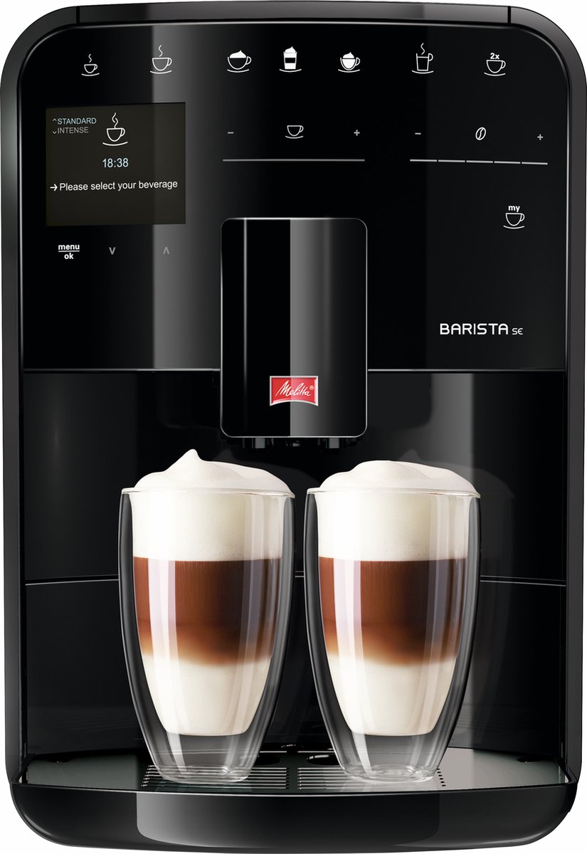 De Melitta Barista SE Espressomachine F830-003 zwart in één oogopslag
