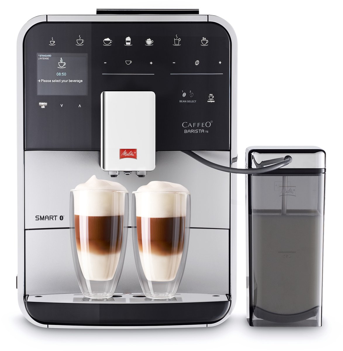 Wat vinden we goed aan de Melitta Barista Smart TS Espressomachine Zilver