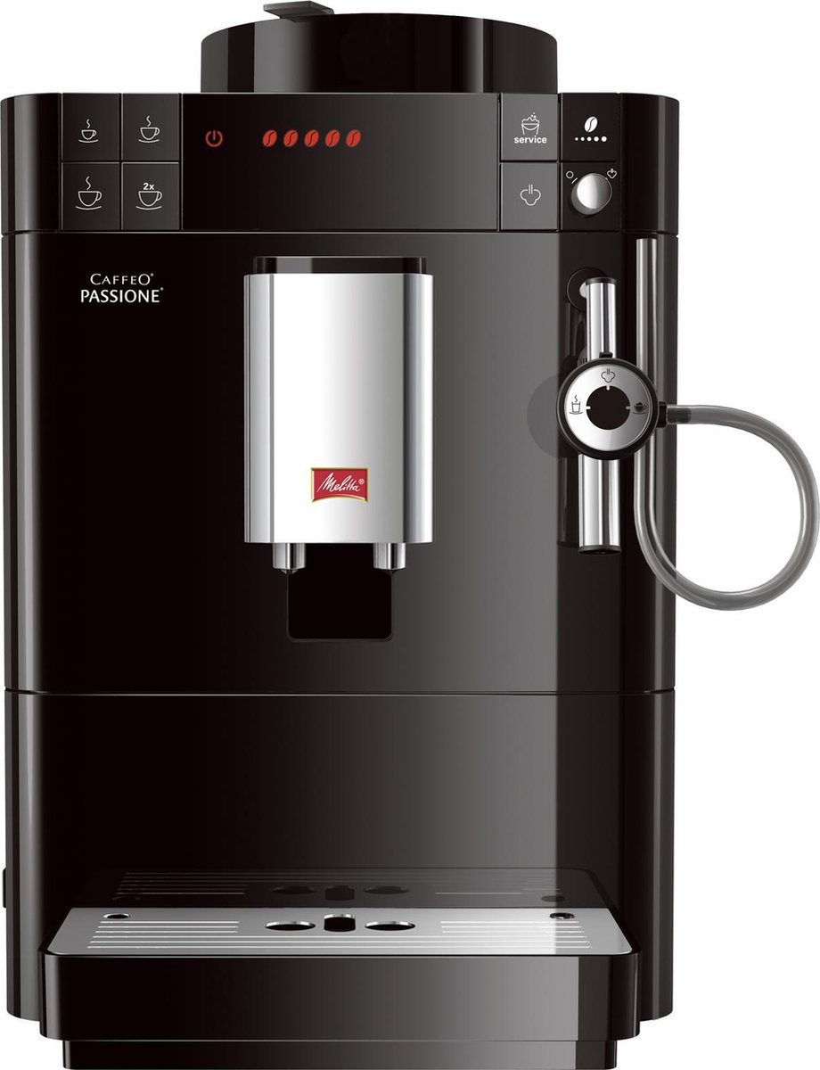 De Melitta Caffeo Passione F530-102 Espressomachine Zwart in één oogopslag