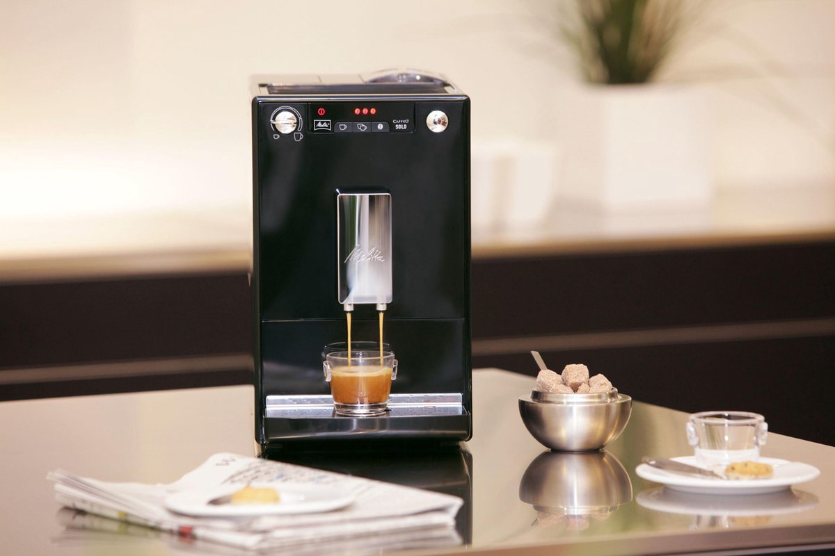 Wat vinden we goed aan de Melitta Caffeo Solo E950-101 Espressomachine Zwart-Zilver