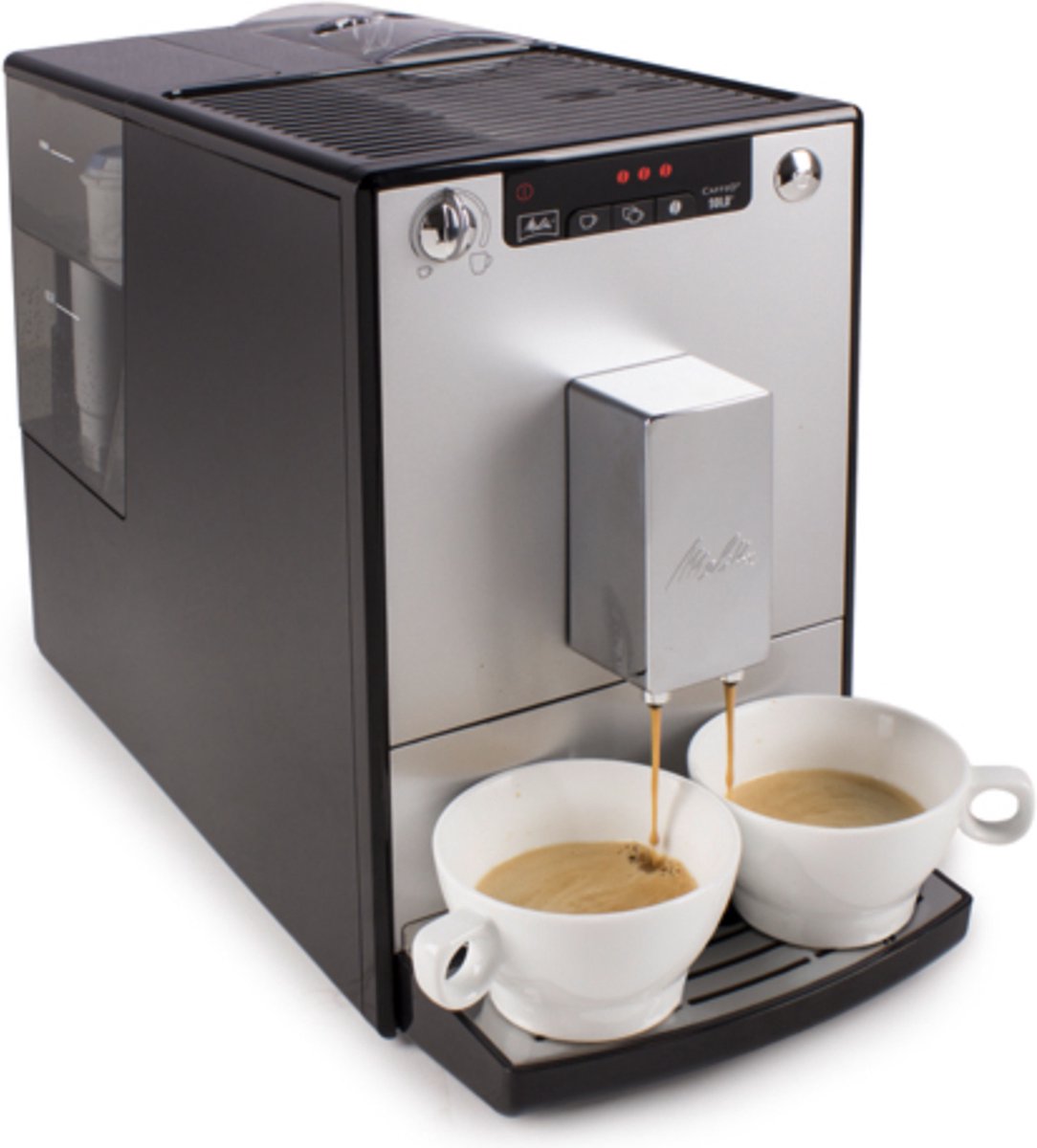 Wat vinden we goed aan de Melitta Caffeo Solo E950-103 Espressomachine Zilver