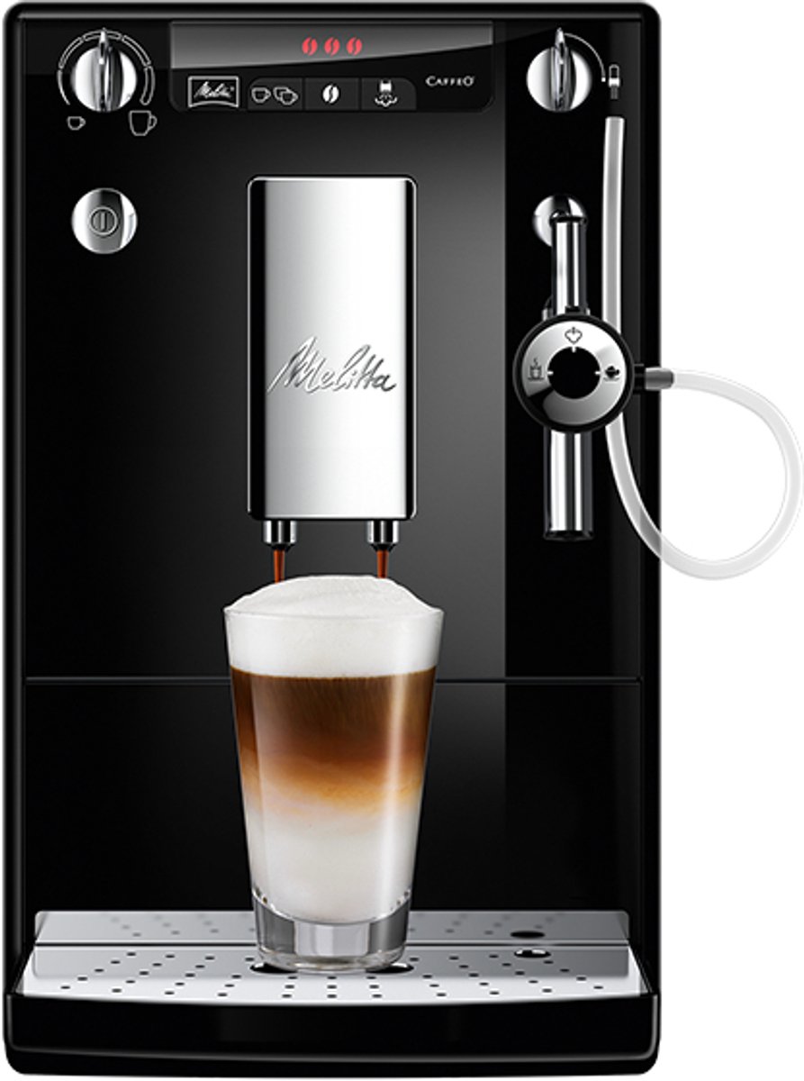 De Melitta Caffeo Solo Perfect Milk Espressomachine Zwart in één oogopslag