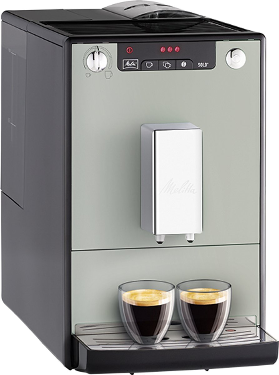 Wat vinden we goed aan de Melitta Caffeo Solo Sandy E950-877 espressomachine grijs