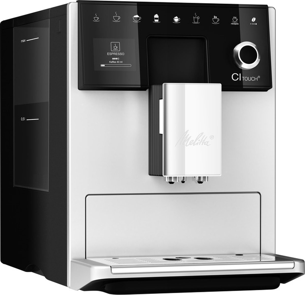 Wat vinden we goed aan de Melitta CI Touch Espressomachine 630-111 Zilver