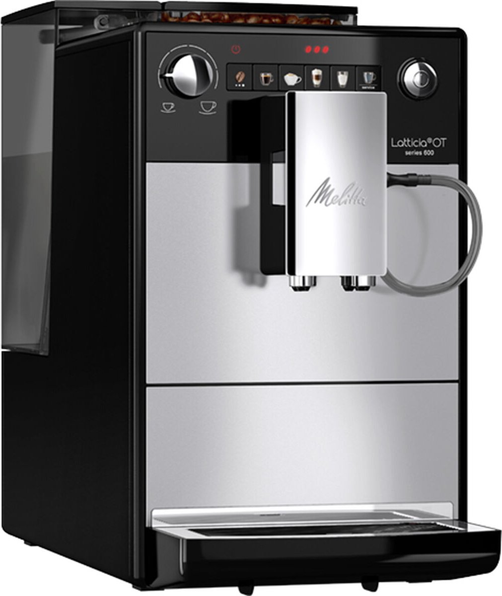 De MELITTA Latticia OT F300-101 koffiemachine zilver in één oogopslag