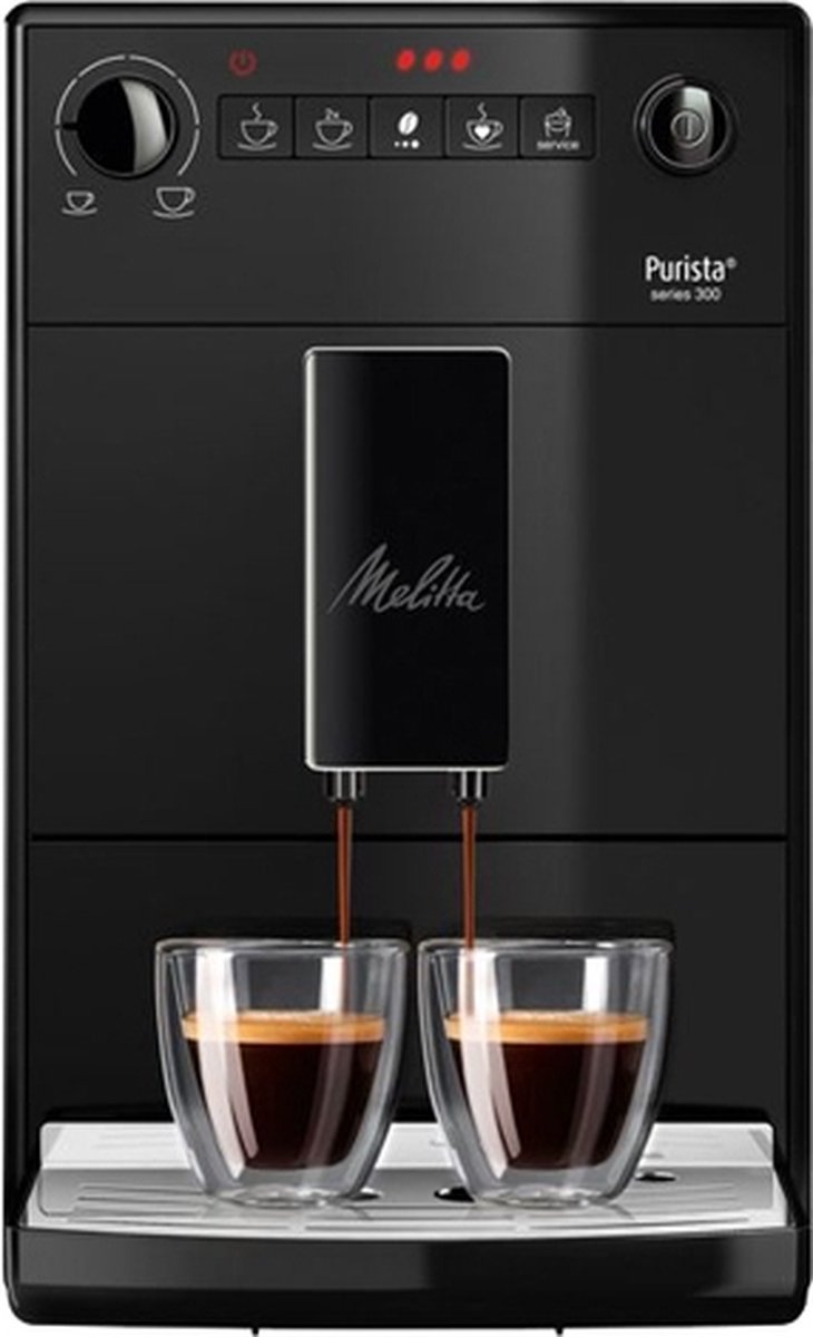 De Melitta Purista F23 Espressomachine Zwart in één oogopslag