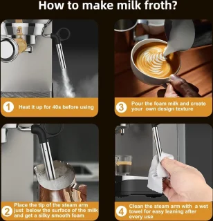 Mima Koffiezetapparaat Silver Espressomachine
