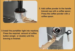 Mima Koffiezetapparaat Silver Espressomachine