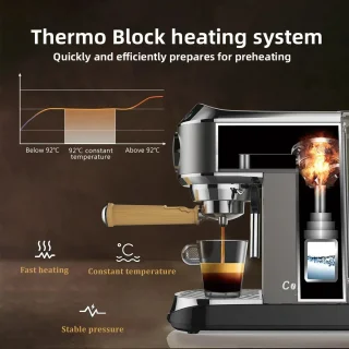 Mima Koffiezetapparaat Silver Espressomachine