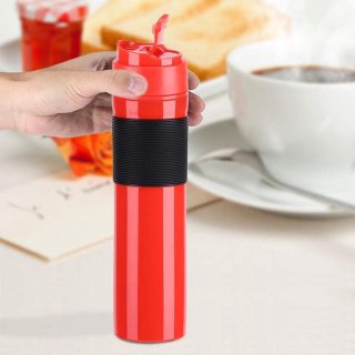 Mini espressomachine handheld rood