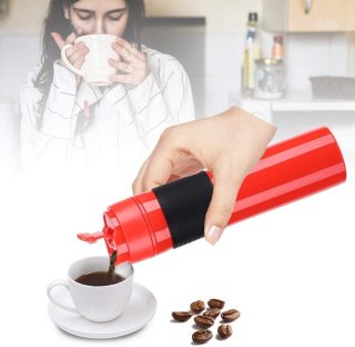 Mini espressomachine handheld rood