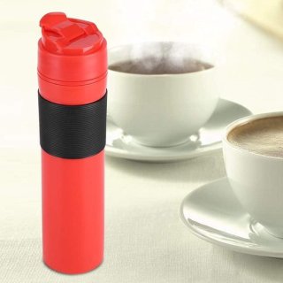 Mini espressomachine handheld rood