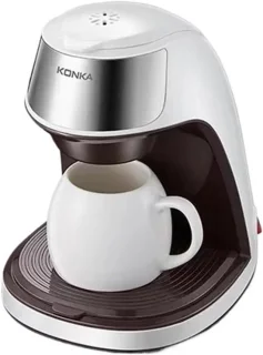 Mini-koffiezetapparaat wit