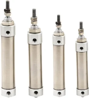 Mini Pneumatische Cilinder - Dubbelwerkend RVS 10 mm x 50 mm