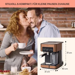 MKSS® Espressomachine Bruin