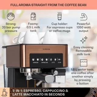 MKSS® Espressomachine Bruin