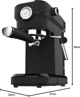 MKSS® Espressomachine Zwart