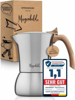 Mokkakan espressokan RVS 4-kops