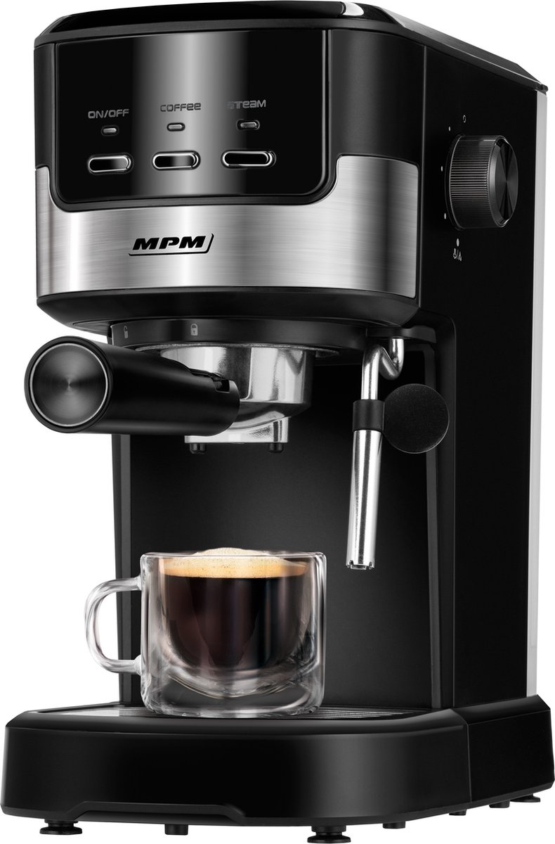 De MPM Espressomachine 15 Bar met Aluminium Boiler in één oogopslag